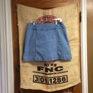 Light Wash Denim Skort